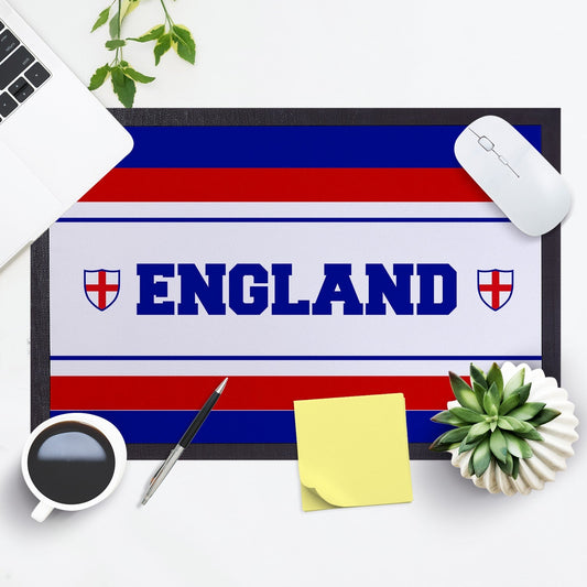England Stripe - Retro Door Mat - 60cm x 40cm