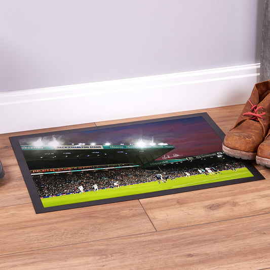 Lee Buccilli - Elland Road at Night - Door Mat - 60cm x 40cm