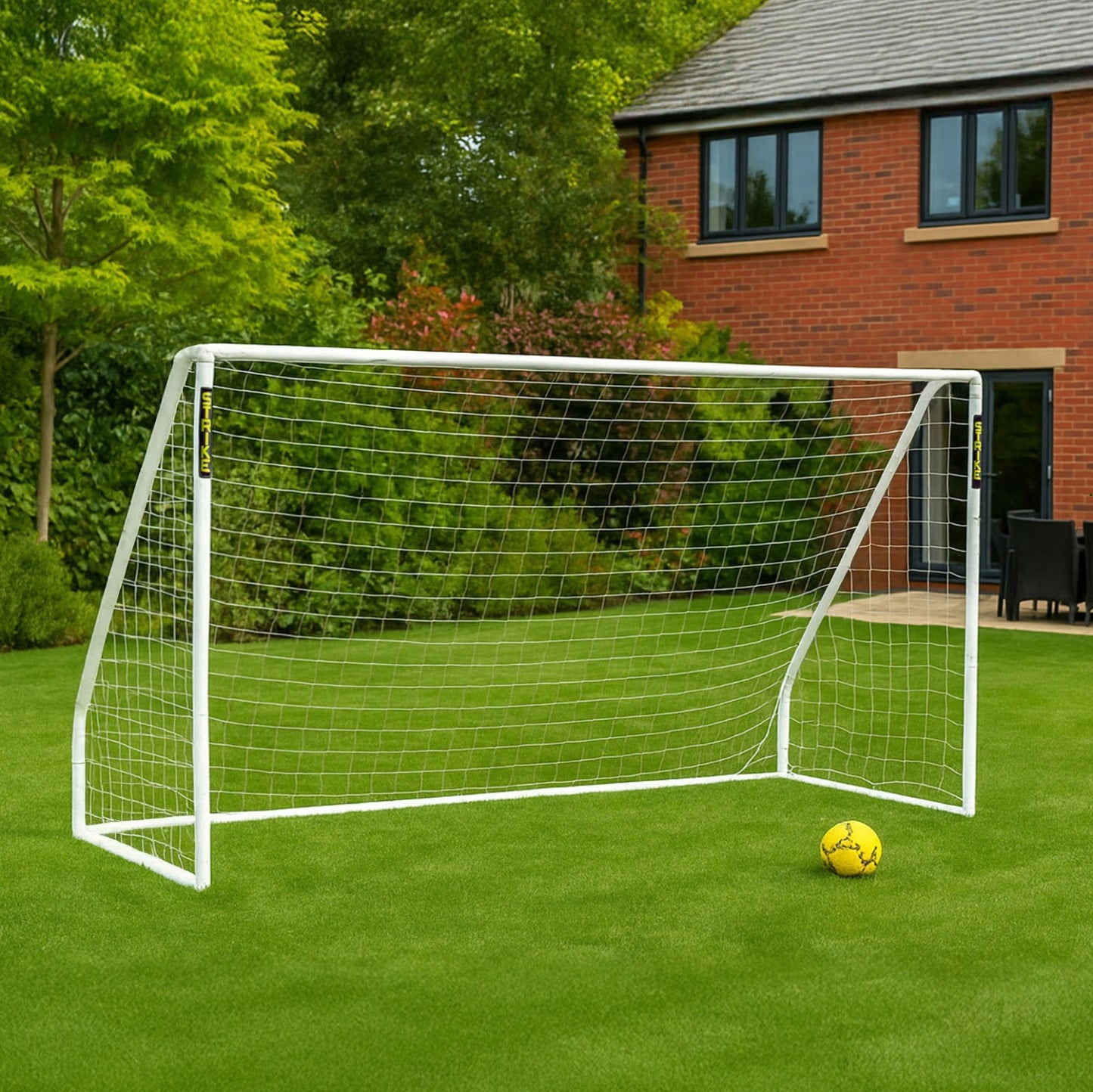 STRIKE Football Goal 8X4Ft - 8X6Ft - 12X6Ft Training Net Posts Kids Garden Goals