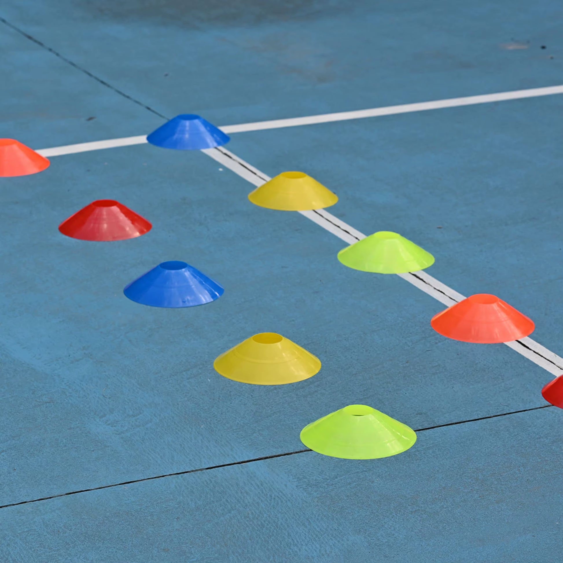 20/40/60 Pcs Cone Set Soccer Football Training Equipment for Kid Disc Cones Agility Exercise Sport Training Accessories