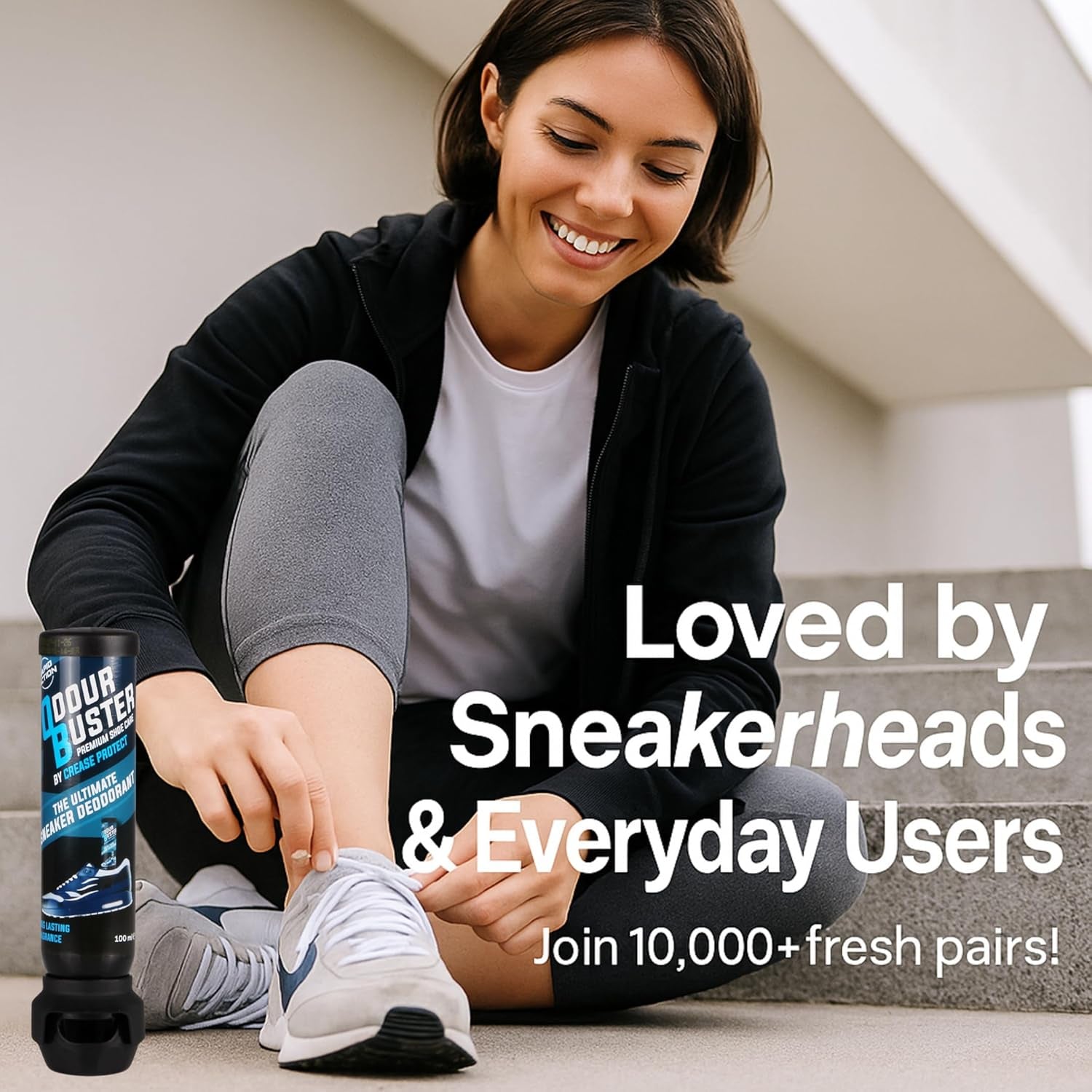 Odour Buster Shoe Deodoriser Spray - Eliminates Trainer & Shoe Odours - Perfect for Football Boots & Smelly Shoes - anti Odour Freshener