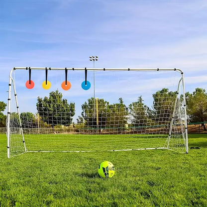 Soccer Goal Target Colorful Shooting Practice Soccer Training Equipment for Soccer Lacrosse Baseball Football Training Improve