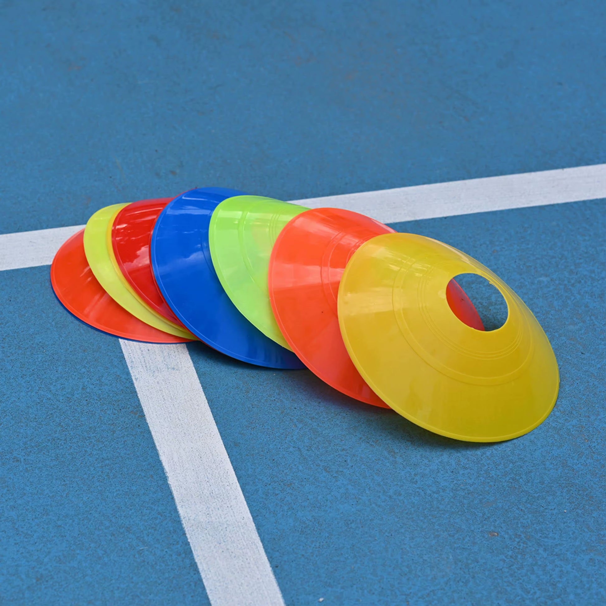 20/40/60 Pcs Cone Set Soccer Football Training Equipment for Kid Disc Cones Agility Exercise Sport Training Accessories