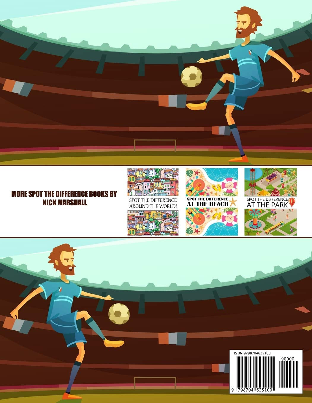 Spot the Difference Football!: a Fun Search and Find Books for Children 6-10 Years Old (Activity Book for Kids)