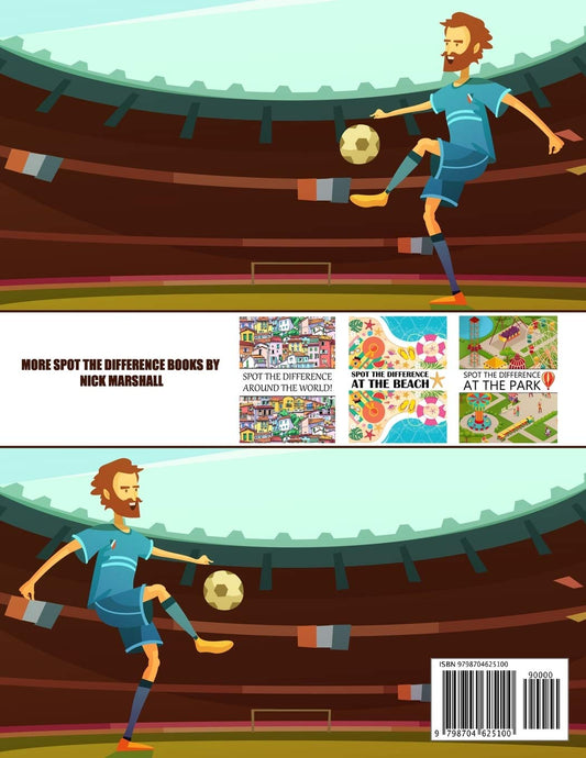 Spot the Difference Football!: a Fun Search and Find Books for Children 6-10 Years Old (Activity Book for Kids)
