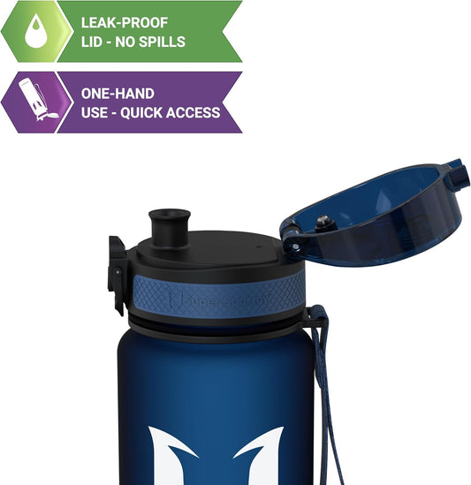 Sports Water Bottle - 350Ml & 500Ml & 750Ml & 1000Ml - Non-Toxic BPA Free & Eco-Friendly Tritan Co-Polyester Plastic - for Running, Gym, Yoga, Outdoors and Camping