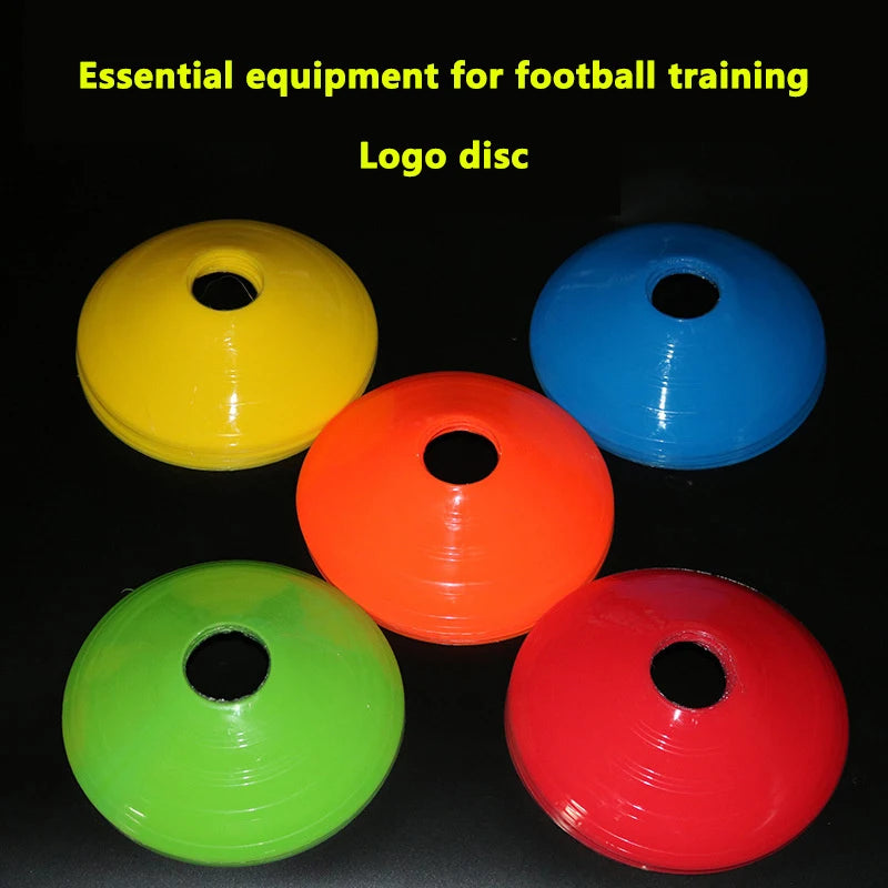 10Pcs Cone Set Football Training Equipment for Kid Pro Disc Cones Agility Exercise Obstacles Avoiding Sport Training Accessories