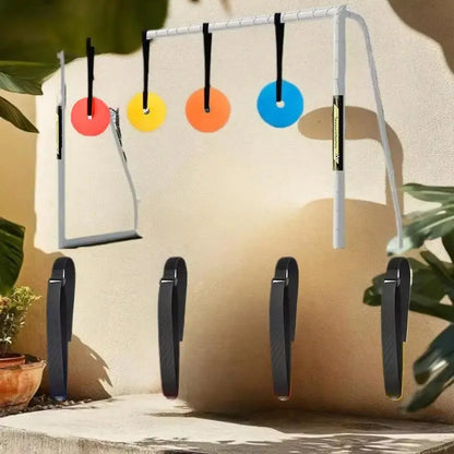Soccer Goal Target Colorful Shooting Practice Soccer Training Equipment for Soccer Lacrosse Baseball Football Training Improve