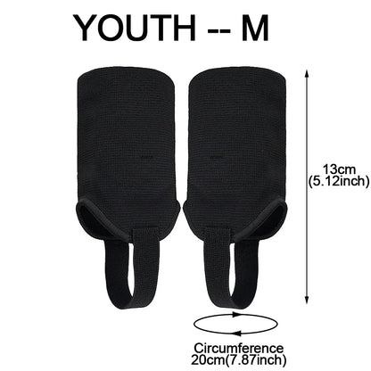 1Pair EVA Sports Ankle Guards Ankle Brace Anticollision Shield Protector Dual Sided Pads Soccer Football Volleyball