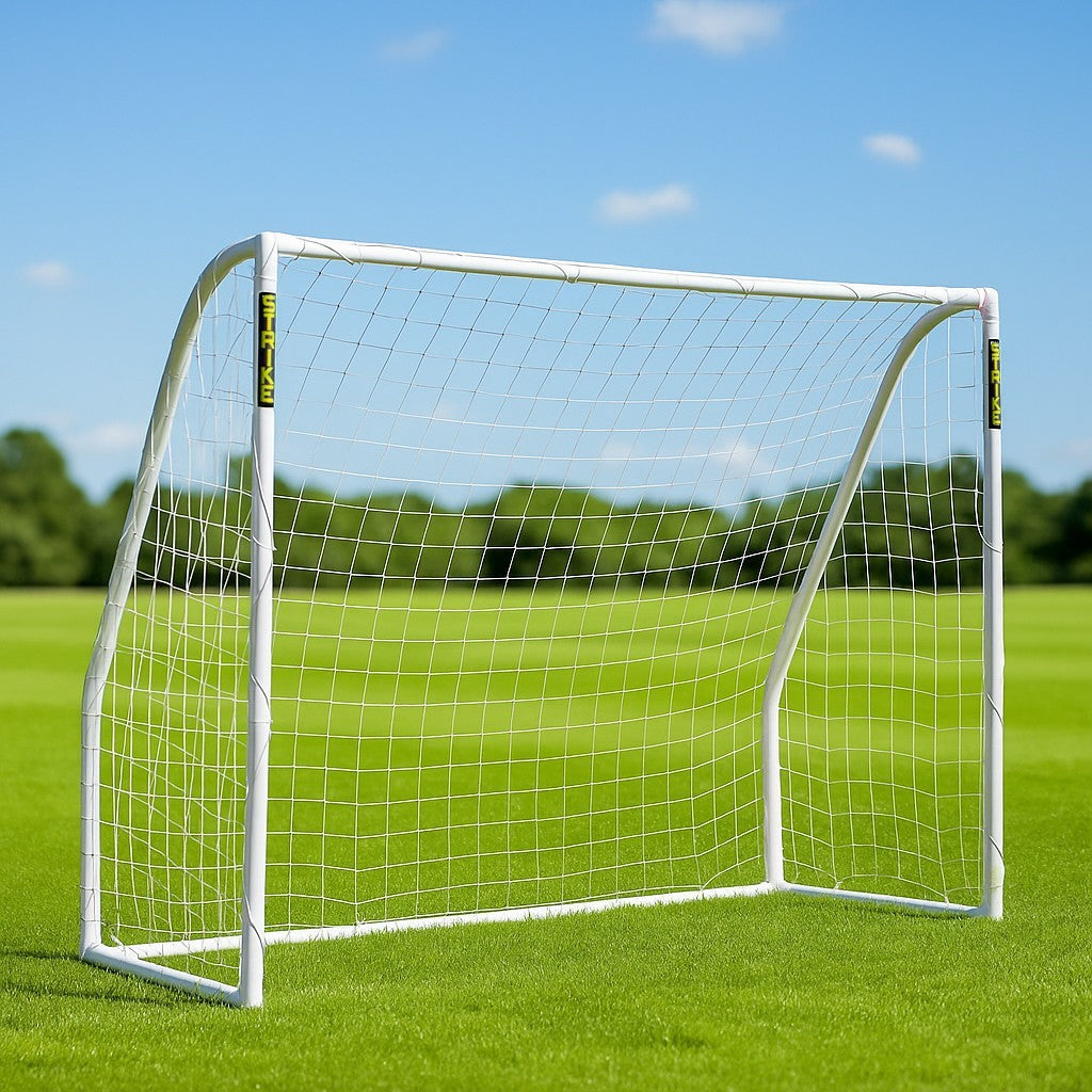 STRIKE Football Goal 8X4Ft - 8X6Ft - 12X6Ft Training Net Posts Kids Garden Goals