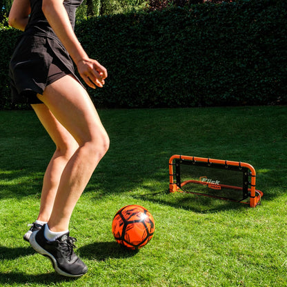 FLICK Urban Mini Wall Football Rebounder - Portable Football Rebounder Net - Soccer Training Equipment Designed to Improve Your Football Training with Multi-Sport Functionality - 66Cm X 31Cm