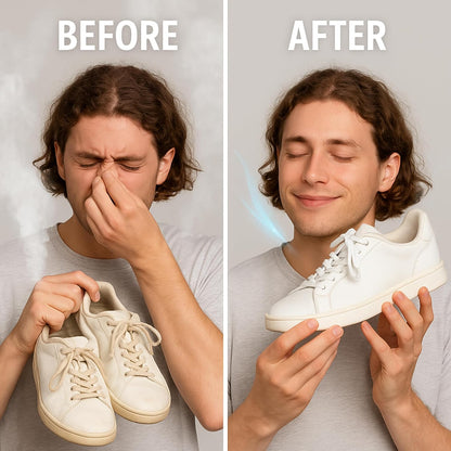 Odour Buster Shoe Deodoriser Spray - Eliminates Trainer & Shoe Odours - Perfect for Football Boots & Smelly Shoes - anti Odour Freshener
