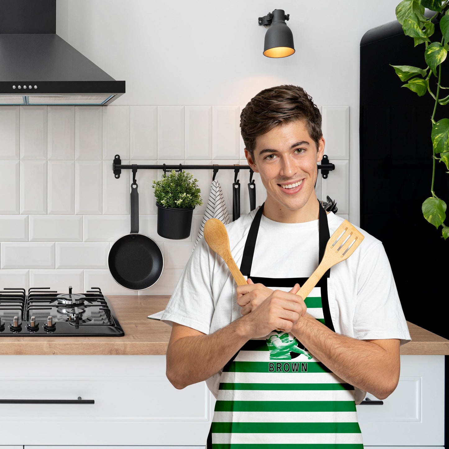 Celtic - Brown 8 - Water-Resistant Adults Apron