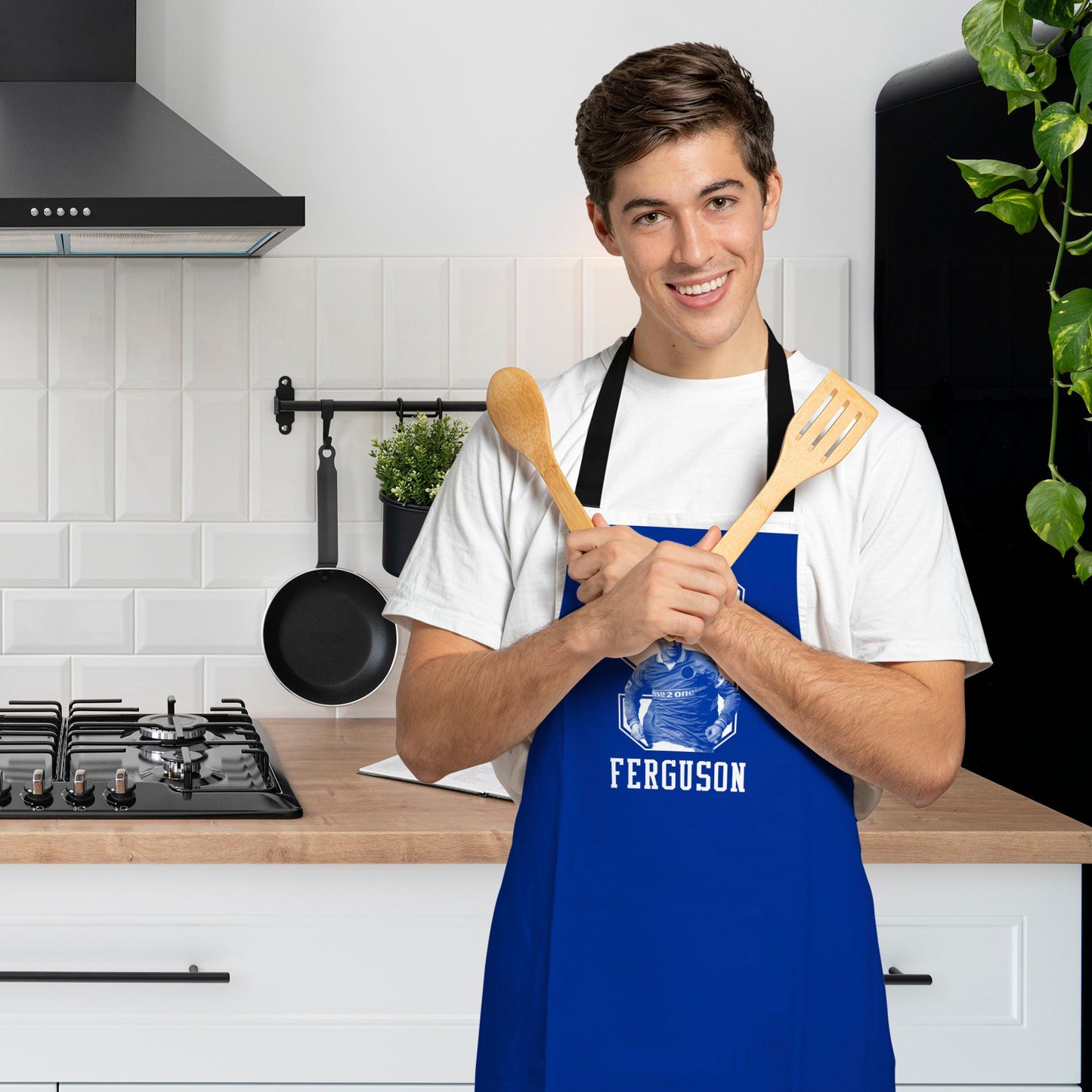 Merseyside Blues Ferguson 9 - Water-Resistant Adults Apron