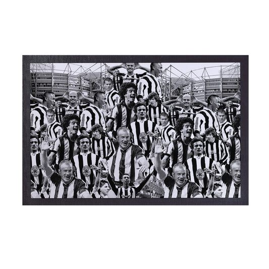 Newcastle Montage - Retro Door Mat - 60cm x 40cm