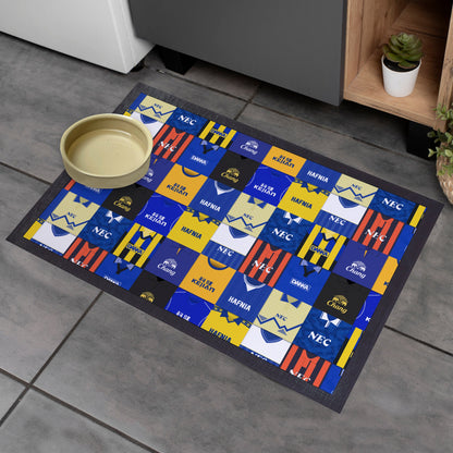 Merseyside Blues Kit Montage - Retro Door Mat - 60cm x 40cm
