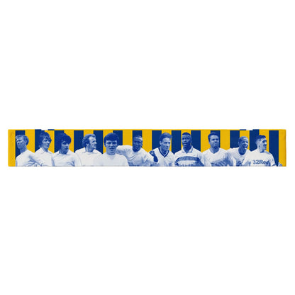 Leeds - Knitted Eyelet Football Scarf