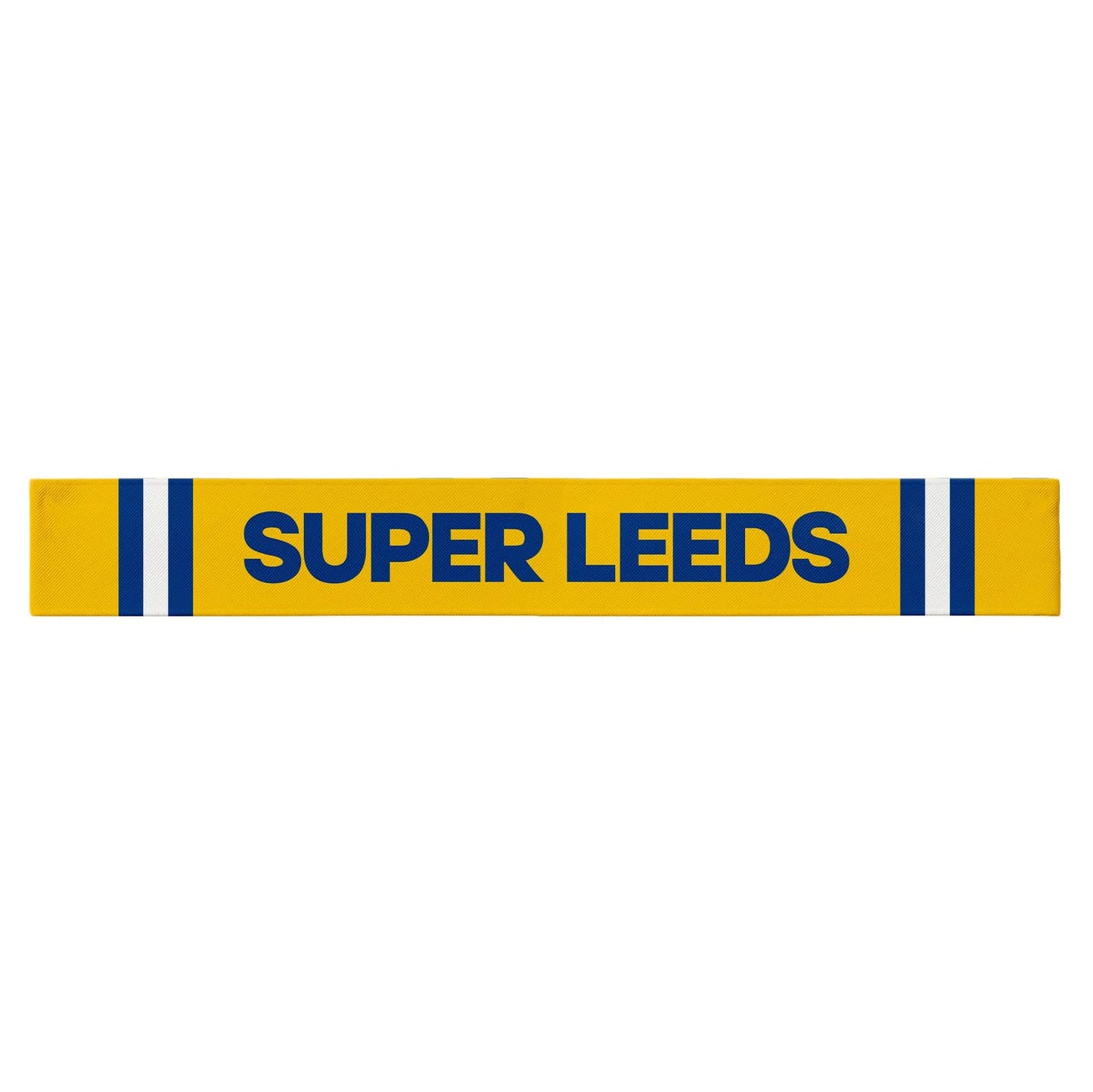 Leeds - Knitted Eyelet Football Scarf