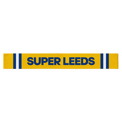 Leeds - Knitted Eyelet Football Scarf