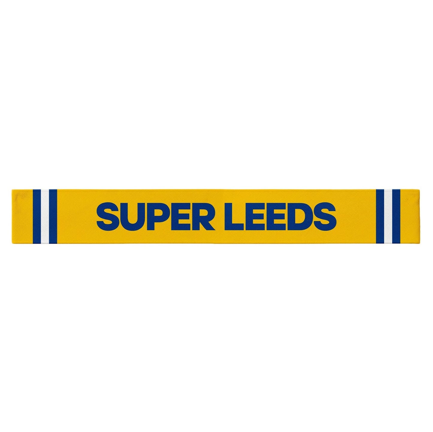 Super Leeds - Knitted Eyelet Football Scarf