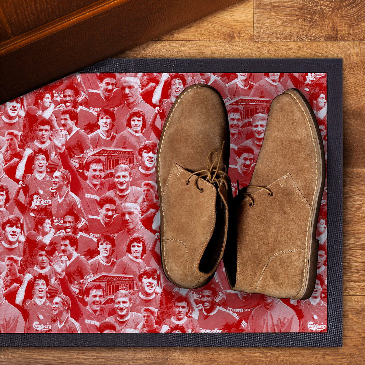 Liverpool Montage - Retro Door Mat - 60cm x 40cm