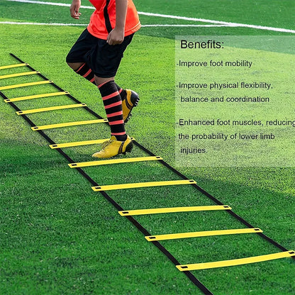 Agility Ladders Nylon Straps For Speed Training And Sports Flexibility