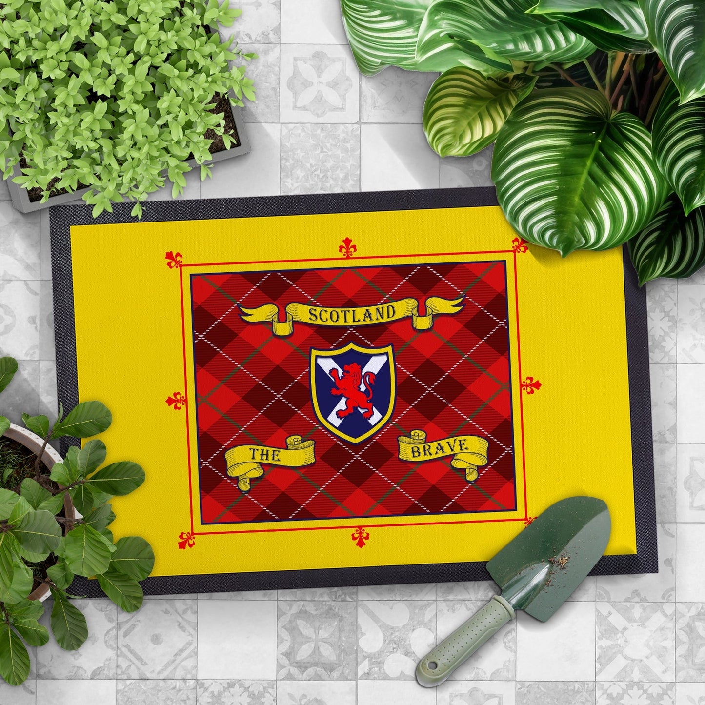 Scotland The Brave Door Mat - 60cm x 40cm
