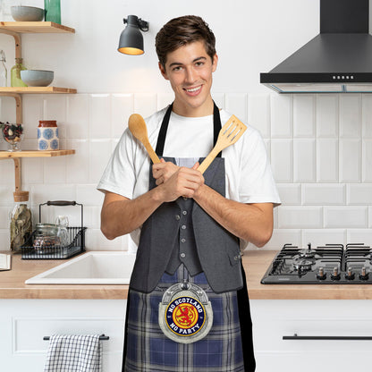 No Scotland, No Party! Navy Kilt - Novelty - Water-Resistant Adults Apron