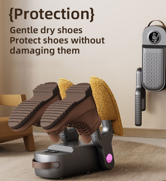 Electric Shoe Dryer Machine with Timer for Boots Portable Foldable Deodorizer Sterilization