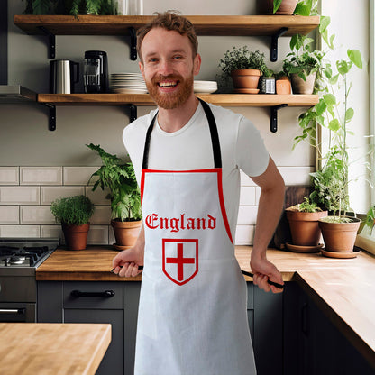 England! St George Shield - Novelty - Water-Resistant Adults Apron