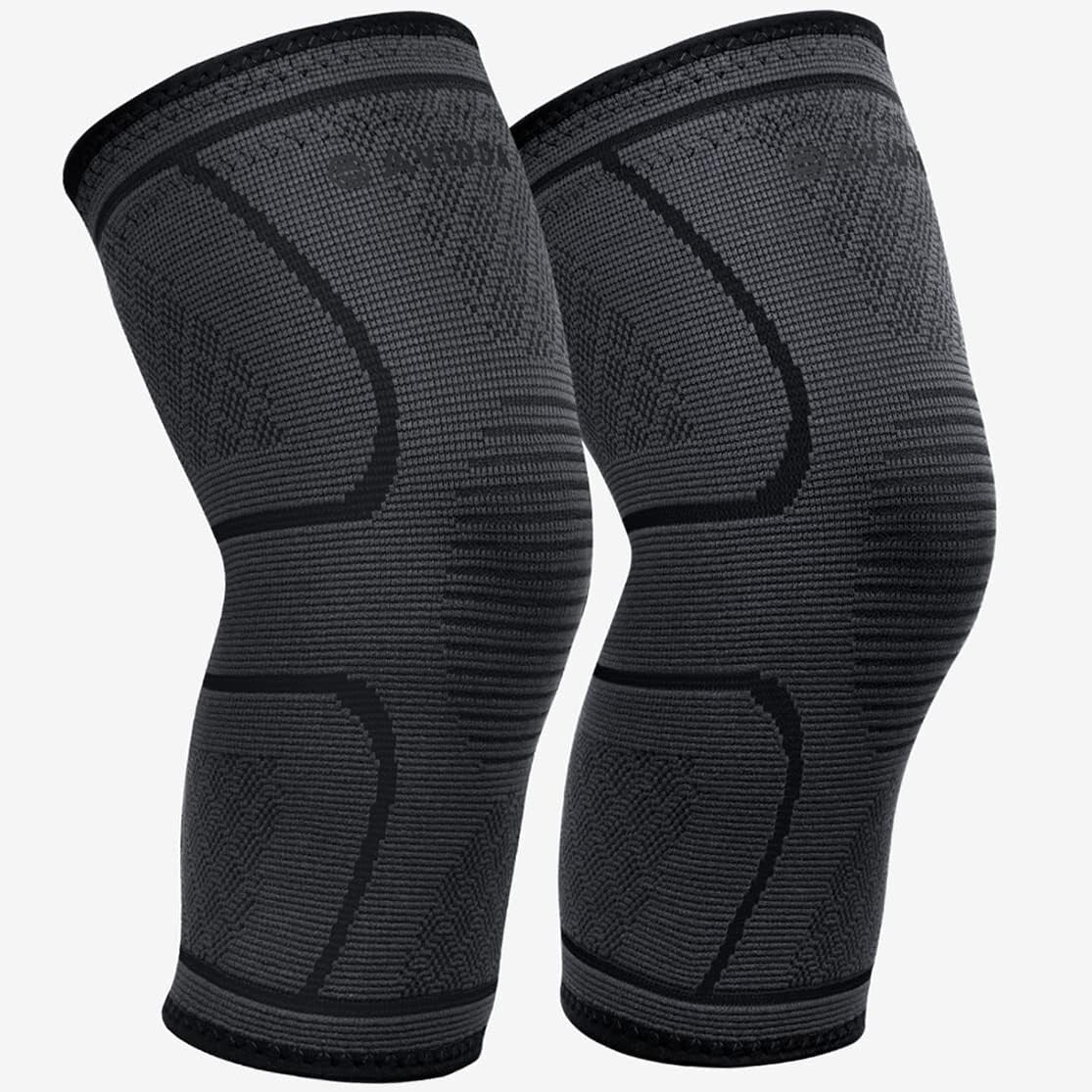 2X Knee Support Compression NHS Sleeve Brace Patella Arthritis Pain Relief Gym