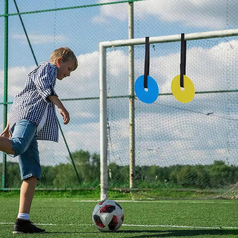 Soccer Goal Target Colorful Shooting Practice Soccer Training Equipment for Soccer Lacrosse Baseball Football Training Improve