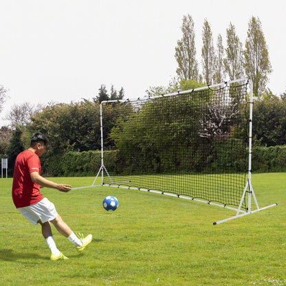 Portable Soccer Rebounder Net with Carry Bag, Sturdy Metal Frame