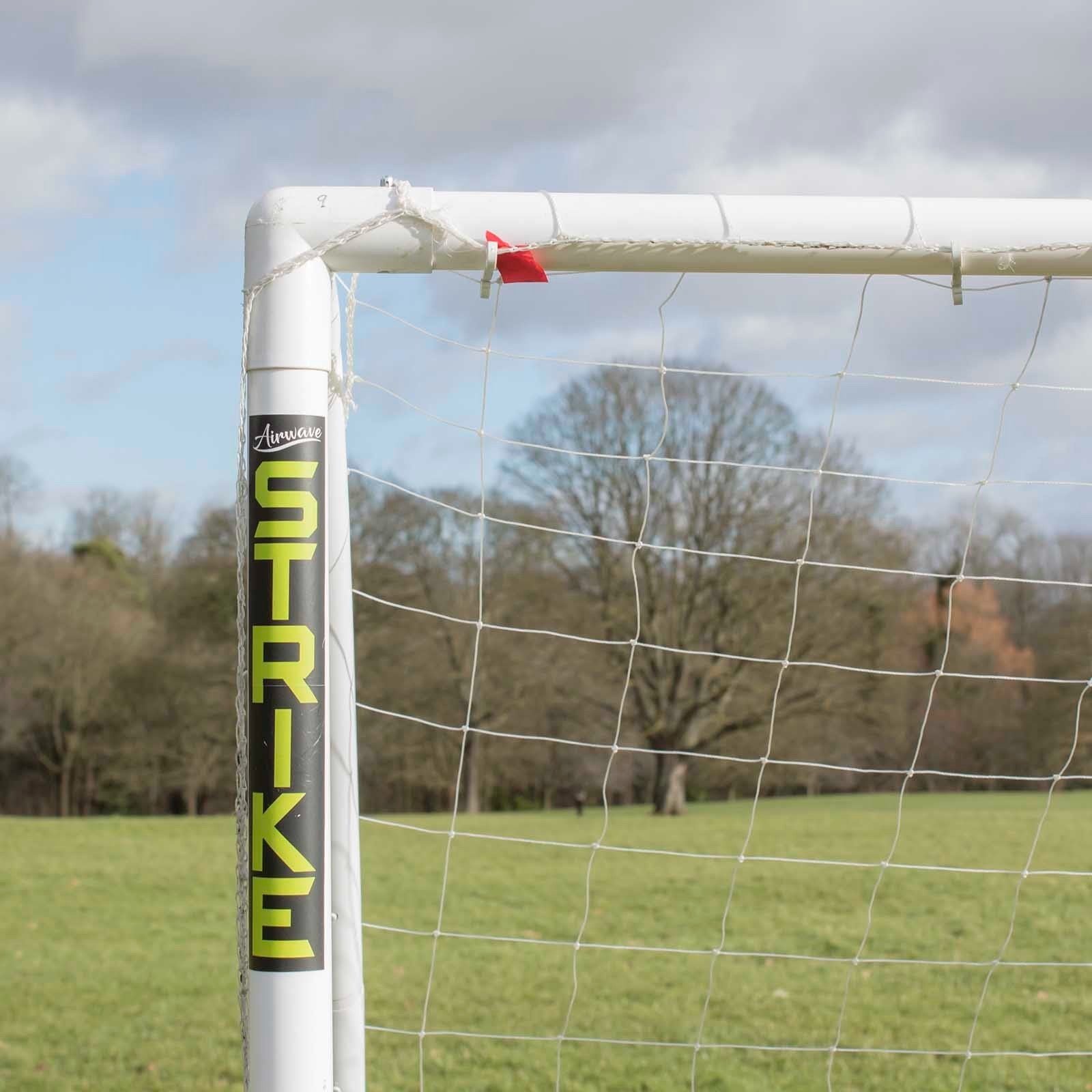 STRIKE Football Goal 8X4Ft - 8X6Ft - 12X6Ft Training Net Posts Kids Garden Goals