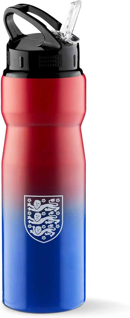 Water Bottle with Straw - Metal Water Bottle for Football Fans Sports Work School Gym Football Gifts for Him