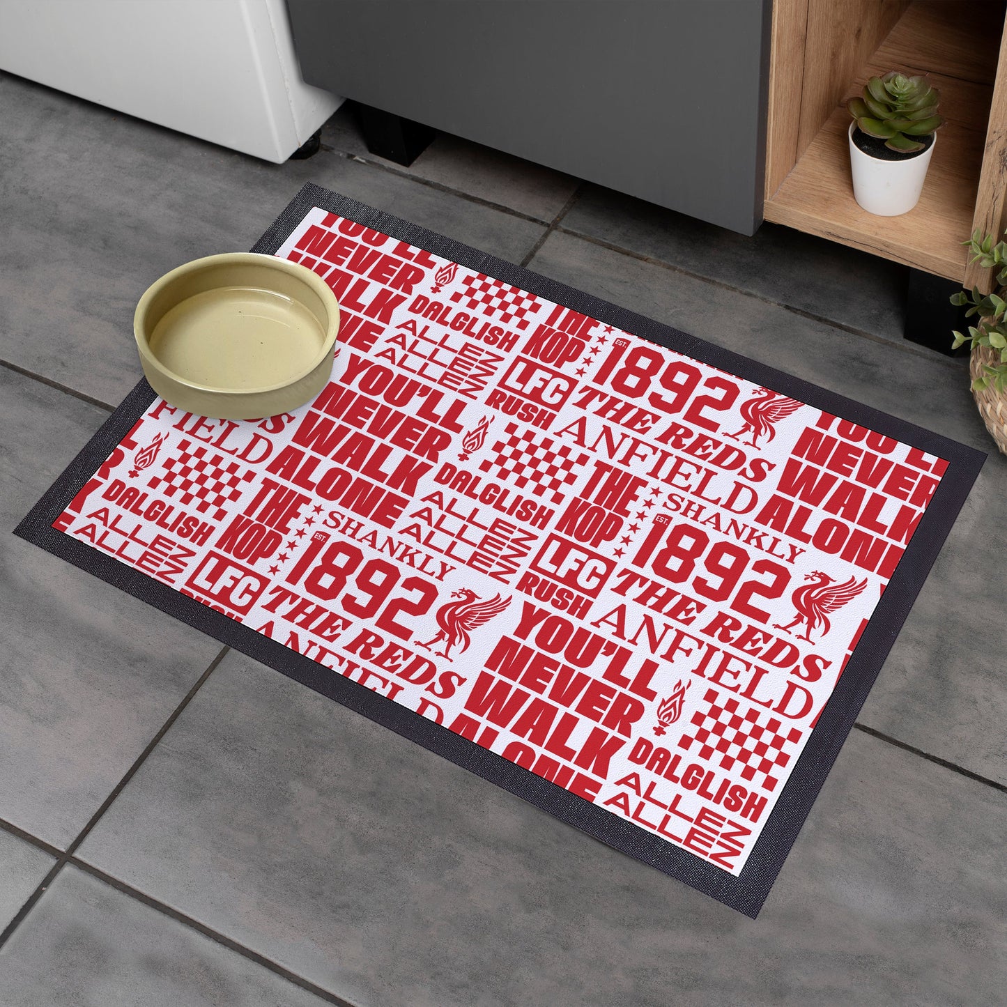 Liverpool - Word Montage - Door Mat - 60cm x 40cm