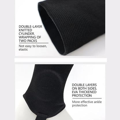1Pair EVA Sports Ankle Guards Ankle Brace Anticollision Shield Protector Dual Sided Pads Soccer Football Volleyball