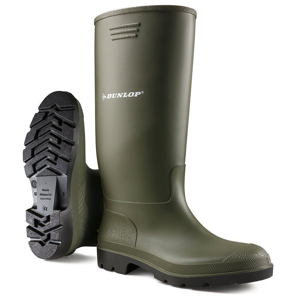 MENS DUNLOP RUBBER WATERPROOF RAIN WINTER WELLINGTONS WELLIES BOOTS SHOES SZ