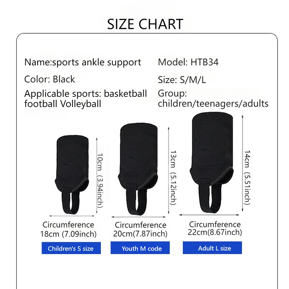 1Pair EVA Sports Ankle Guards Ankle Brace Anticollision Shield Protector Dual Sided Pads Soccer Football Volleyball