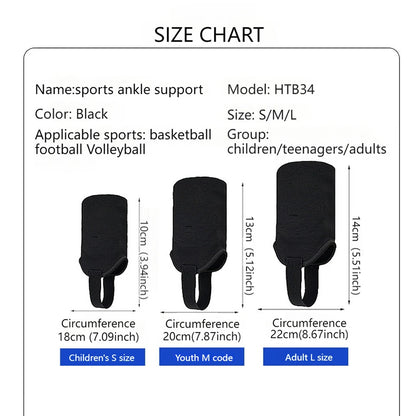 1Pair EVA Sports Ankle Guards Ankle Brace Anticollision Shield Protector Dual Sided Pads Soccer Football Volleyball