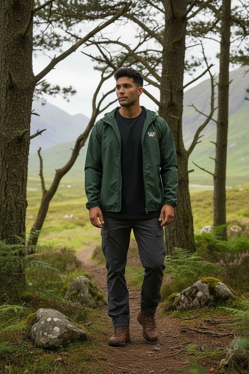 Men’s windbreaker jacket – lightweight outdoor layer by W/end